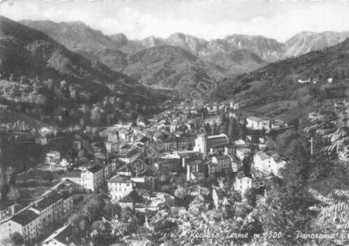 Cartolina Recoaro Terme Panorama 1954