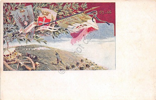 Cartolina Reggimentale 30° Reggimento Fanteria Brigata Pisa