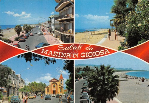 Cartolina Reggio Calabria Marina di Gioiosa vedutine