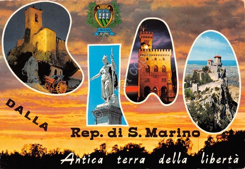 Cartolina Repubblica di San Marino vedute 1977