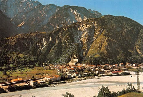 Cartolina Resiutta panorama paese