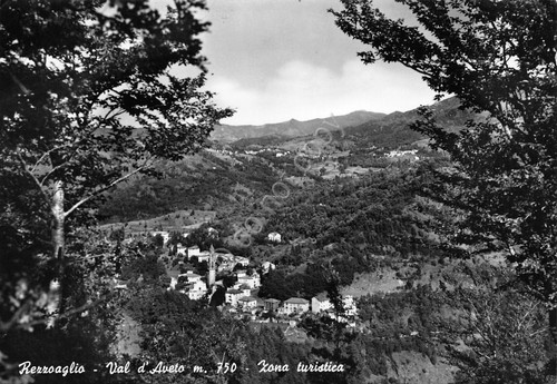 Cartolina Rezzoaglio Val D'Aveto Panorama 1959