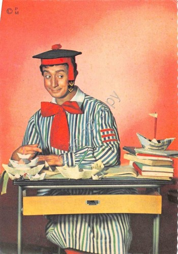 Cartolina Richetto lo scolaretto