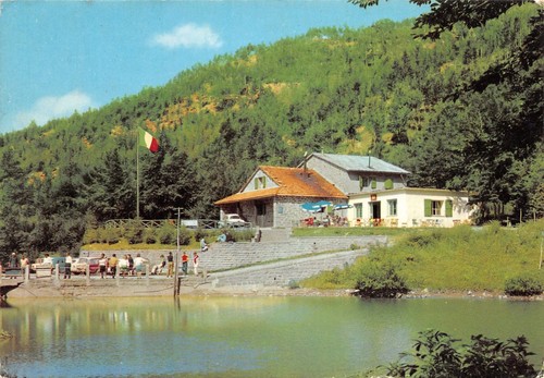 Cartolina Rifugio Cavone Alto Appennino Bolognese Laghetto delle trote 1980