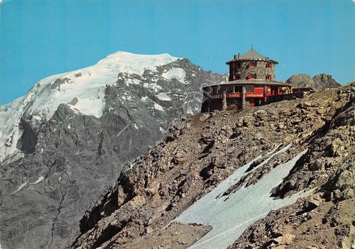 Cartolina Rifugio Tibet Passo Stelvio 1983 (Sondrio)