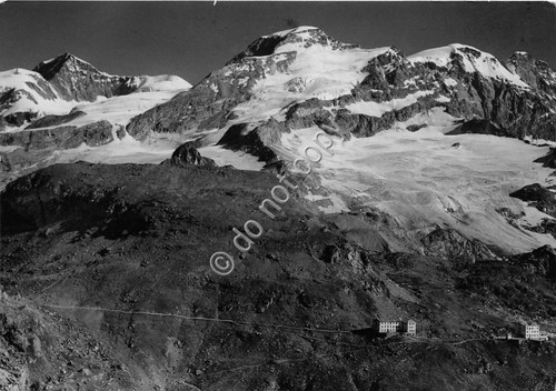 Cartolina Rifugio Vigevano Col d'Olen anni '50 (Aosta)