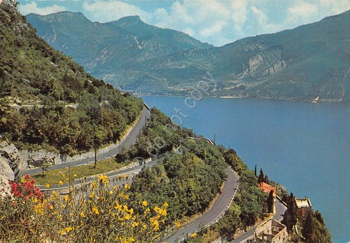 Cartolina Riva del Garda Strada del Ponale anni '80