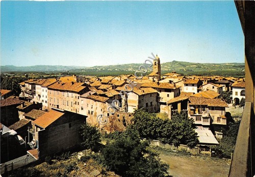 Cartolina Rivalta Bormida Panorama parziale