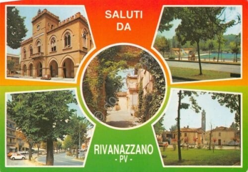 Cartolina Rivanazzano Pavia Vedute