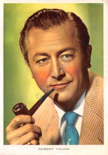Cartolina Robert Young attore