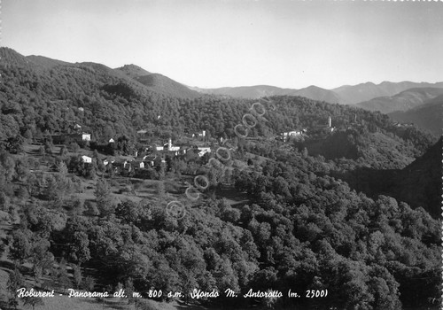 Cartolina Roburent Panaorama Monte Antorotto 1956
