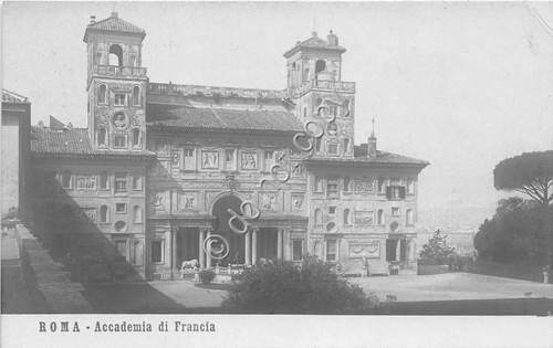 Cartolina Roma Accademia di Francia