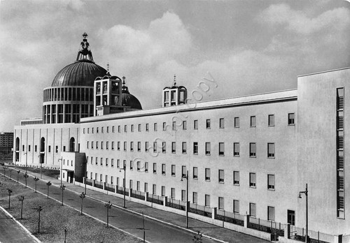 Cartolina Roma Istituto Salesiano Tempio S. Giovanni Bosco anni '50