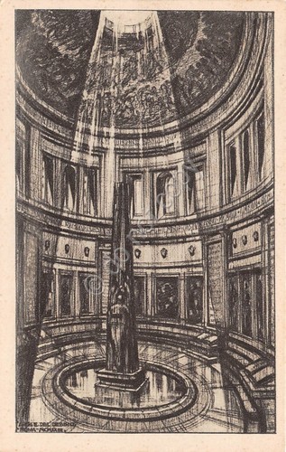 Cartolina Roma Serie La Grande Roma di domani n.29 Tempietto …