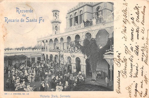 Cartolina Rosario de Santa Fe Argentina Victoria Park Sorrento 1902 …