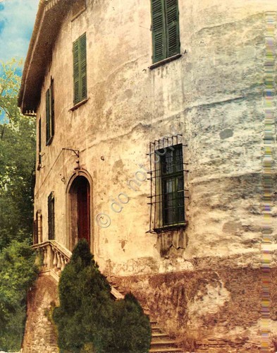 Cartolina S. Agata Fossili il castello 1975