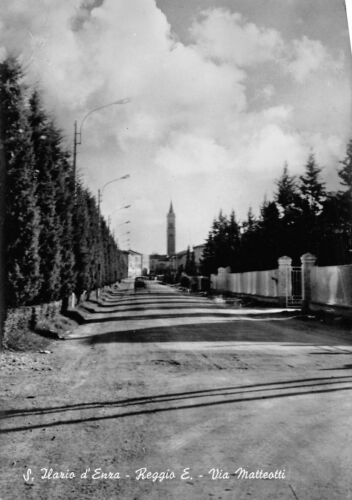 Cartolina S. Ilario d' Enza Reggio Emilia Via Matteotti
