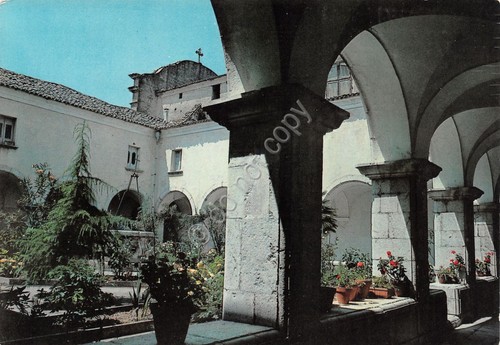 Cartolina S. Martino Valle Caudino Convento Francescano Chiostro