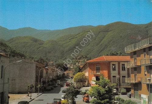 Cartolina S. Martino Valle Caudino Corso V. Emanuele case auto …