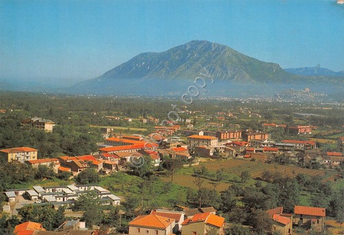 Cartolina S. Martino Valle Caudino panorama parziale paese casse montagna