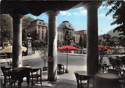 Cartolina S. Pellegrino Terme Grand Hotel 1961 (Bergamo)