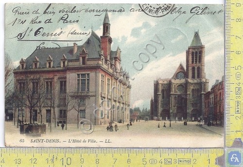 Cartolina Saint Denis - Hotel de la Ville - Vg …