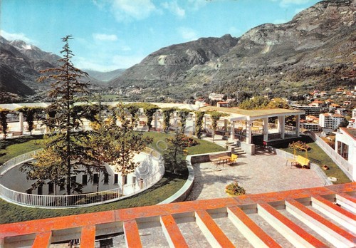 Cartolina Saint Vincent Panorama dal terrazzo della Fonte 1966 (Aosta)