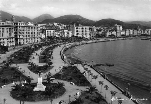 Cartolina Salerno Lungomare Edizioni SAF