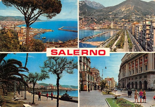 Cartolina Salerno vedute