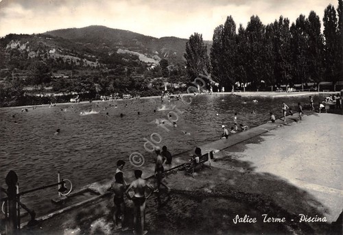 Cartolina Salice Terme Piscine (Pavia)