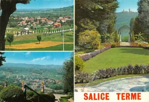 Cartolina Salice Terme vedute 1972 (Pavia)