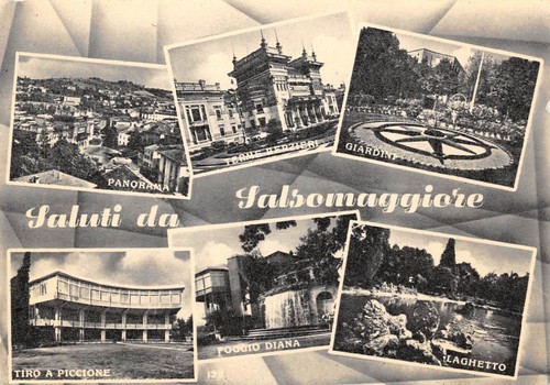 Cartolina Salsomaggiore Vedutine (Parma)