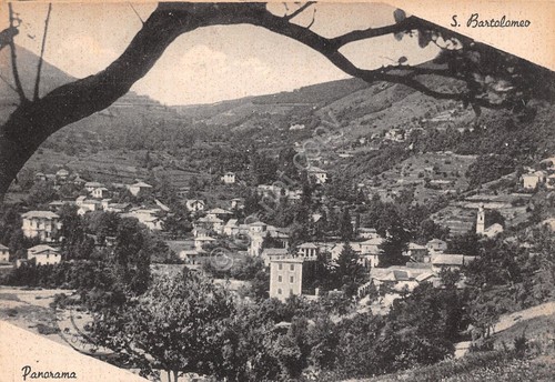 Cartolina San Bartolomeo panorama 1957