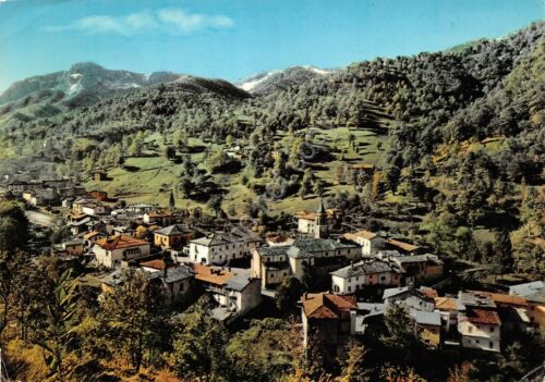 Cartolina San Bartolomeo Pesio panorama 1969 segni