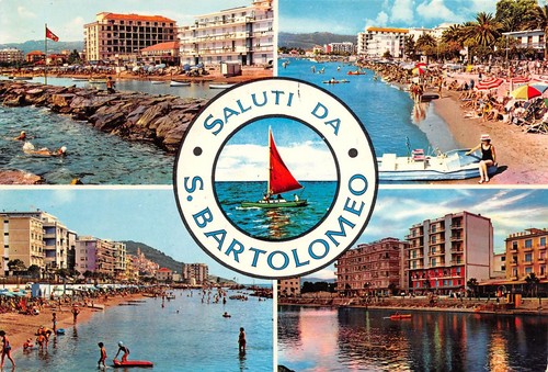 Cartolina San Bartolomeo Vedutine (Imperia)