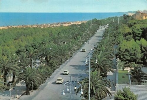 Cartolina San Benedetto del Tronto Lungomare auto palme 1969 (Ascoli …