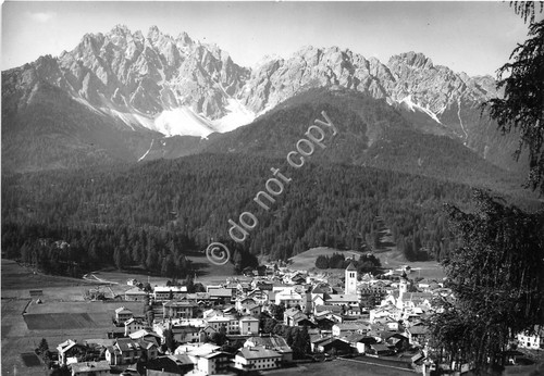 Cartolina San Candido Cime Baranci panorama