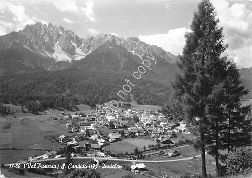 Cartolina San Candido panorama 1963