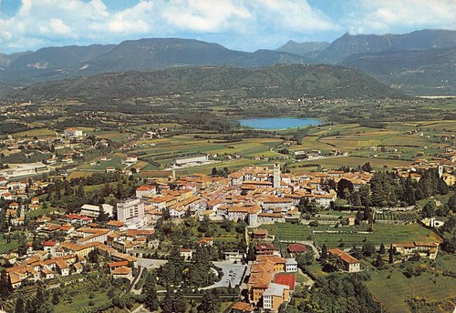 Cartolina San Daniele del Friuli Panorama aereo