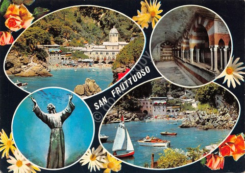 Cartolina San Fruttuoso vedute varie 1979 (Genova)