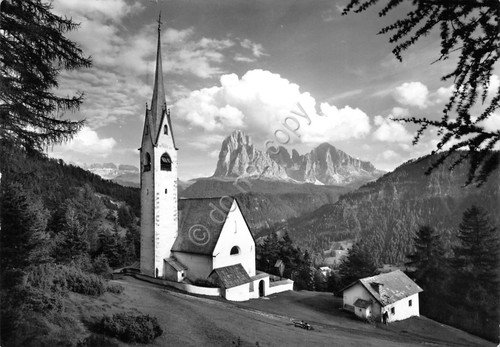 Cartolina San Giacomo Val Gardena anni '60
