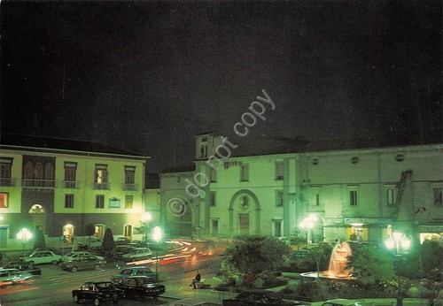 Cartolina San Giorgio del Sannio Piazza Risorgimento
