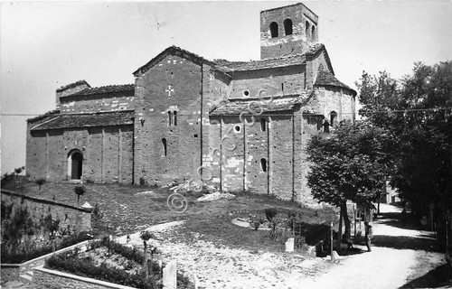 Cartolina San Leo Pesaro Basilica foto cartolina