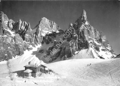 Cartolina San Martino di Castrozza Baita Segantini Foto Ghedina