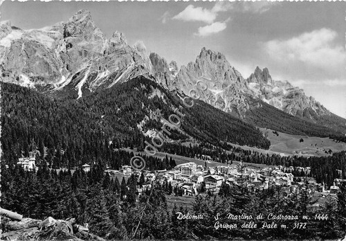 Cartolina San Martino di Castrozza Dolomiti Panorama (Trento)