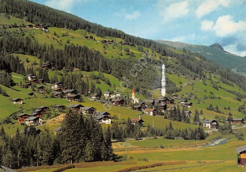Cartolina San Nicolò d'Ultimo Merano panorama 1988