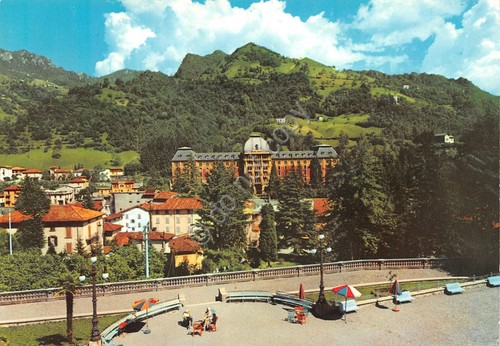 Cartolina San Pellegrino Terme Grand Hotel da terrazza del Casinò …