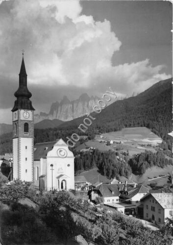Cartolina San Pietro di Funes Dolomiti 1958 Foto Ghedina (Bolzano)