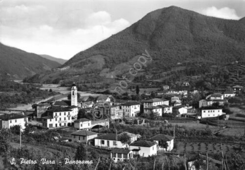 Cartolina San Pietro Vara panorama 1962