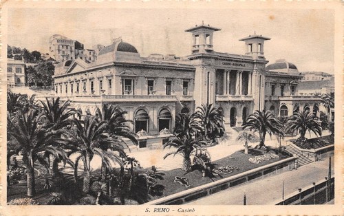 Cartolina San Remo Casinò 1937